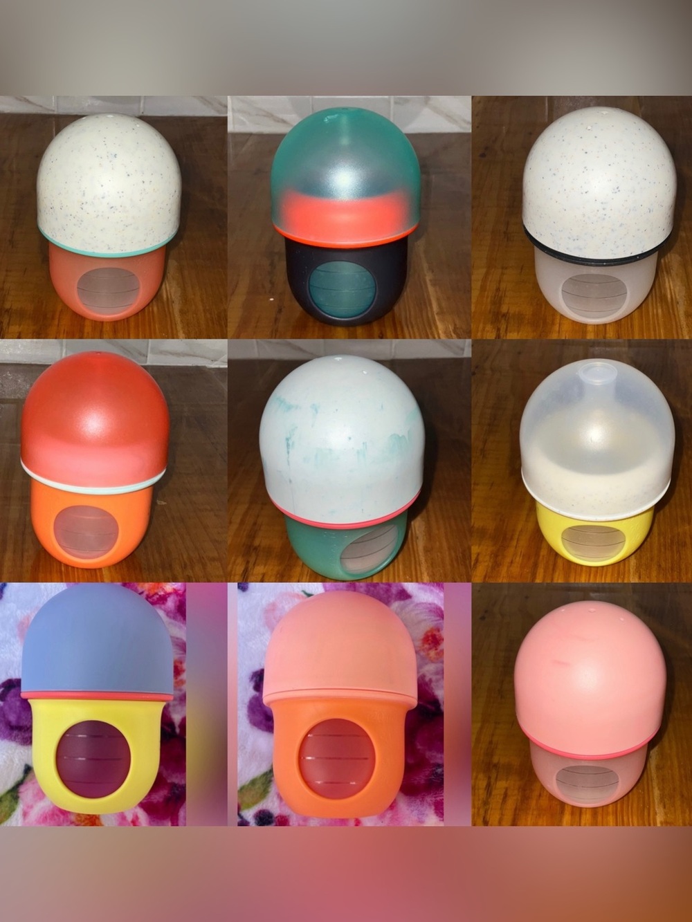 9 ~ *CUSTOM* Boon Nursh Baby Bottle With 9 Nipples